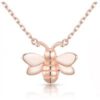 Rose Gold Plated Bumble Bee Necklace buy online shopping cheap sale