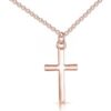 Rose Gold Plated Cross Necklace buy online shopping cheap sale