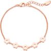 Rose Gold Plated Flower Bracelet buy online shopping cheap sale