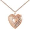 Rose Gold Plated Heart Locket buy online shopping cheap sale