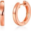 Rose Gold Plated Hoop Earrings buy online shopping cheap sale