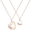 Rose Gold Plated Mother and Daughter Necklace Set buy online shopping cheap sale