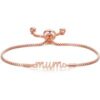 Rose Gold Plated Mum Bracelet Created with Zircondia® Crystals buy online shopping cheap sale