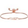 Rose Gold Plated Niece Bracelet Created with Zircondia® Crystals buy online shopping cheap sale