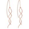 Rose Gold Plated Spiral Thread Earrings buy online shopping cheap sale