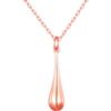 Rose Gold Plated Teardrop Necklace buy online shopping cheap sale