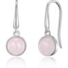 Rose Quartz Drop Earrings buy online shopping cheap sale