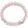 Rose Quartz Gemstone Charm Stretch Bracelet buy online shopping cheap sale