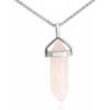 Rose Quartz Genuine Gemstone Necklace buy online shopping cheap sale