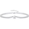 Round Solitaire Tennis Bracelet Created with Zircondia® Crystals buy online shopping cheap sale