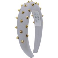 Roxy Gold Spike Headband – Light Grey