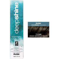 Rusk Deepshine 7.000NC Medium Blonde Permanent Hair Dye – 7.11AA Intense Medium Ash Blonde