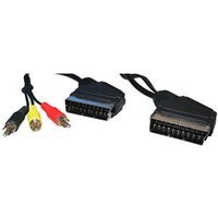 SCART & Three RCA Cable