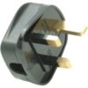 SMJ 13amp Fused Plug Trade Pack Black Pack of 20 buy online shopping cheap sale