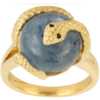 Sarpe Kyanite & Black Spinel Guarding Snake Ring buy online shopping cheap sale