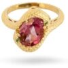 Sarpe Tsavorite & Pink Topaz Double Headed Ring buy online shopping cheap sale