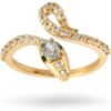 Sarpe White Topaz & Iolite Snake Wrap Ring buy online shopping cheap sale