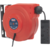 Sealey 2 Socket Wall Mount Cable Extension Reel 240v 10m buy online shopping cheap sale