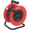 Sealey 4 Socket Heavy Duty Cable Reel 240v 25m buy online shopping cheap sale