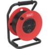 Sealey 4 Socket Heavy Duty Cable Reel 240v 50m buy online shopping cheap sale