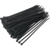 Sealey Black Cable Ties 200mm 4.8mm buy online shopping cheap sale