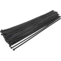 Sealey Black Cable Ties 650mm 12mm