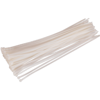 Sealey White Cable Ties 380mm 4.8mm