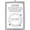 September (Sapphire) Birthstone Stretch Charm Bracelet with Quote Gift Box buy online shopping cheap sale