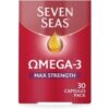Seven Seas Omega 3 Fish Oil Max Strength 30 buy online shopping cheap sale