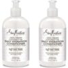 Shea Moisture 100% Virgin Coconut Oil Leave-In Treatment 237ml - Wash 13oz - (2pks) buy online shopping cheap sale