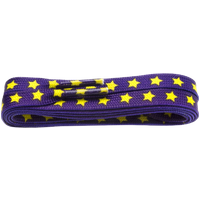 Shoestring Laces – Purple w. Stars