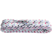 Shoestring Laces – White w. Polka Dots