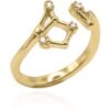 Sidrah Zodiac Constellation Ring | 18K Gold Plated buy online shopping cheap sale