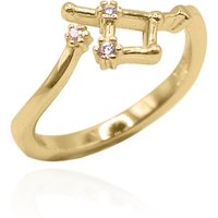 Sidrah Zodiac Constellation Ring | 18K Gold Plated