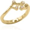 Sidrah Zodiac Constellation Ring | 18K Gold Plated buy online shopping cheap sale