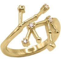 Sidrah Zodiac Constellation Ring | 18K Gold Plated