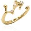 Sidrah Zodiac Constellation Ring | 18K Gold Plated buy online shopping cheap sale