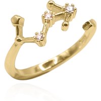 Sidrah Zodiac Constellation Ring | 18K Gold Plated
