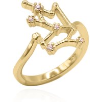Sidrah Zodiac Constellation Ring | 18K Gold Plated