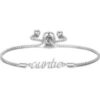 Silver Plated Auntie Bracelet Created with Zircondia® Crystals buy online shopping cheap sale
