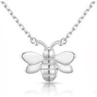 Silver Plated Bumble Bee Necklace