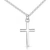 Silver Plated Cross Necklace buy online shopping cheap sale