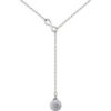 Silver Plated Infinity Necklace Created with Zircondia® Crystals buy online shopping cheap sale