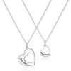 Silver Plated Mother and Daughter Necklace Set buy online shopping cheap sale