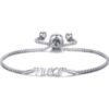 Silver Plated Niece Bracelet Created with Zircondia® Crystals buy online shopping cheap sale