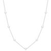 Silver Plated Pearl Chain Necklace buy online shopping cheap sale