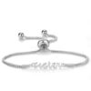Silver Plated Sister Bracelet Created with Zircondia® Crystals buy online shopping cheap sale