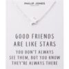 Silver Plated Star Necklace with Quote Card buy online shopping cheap sale