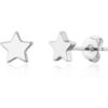 Silver Plated Star Stud Earrings buy online shopping cheap sale