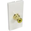Single Phono Yellow Faceplate Module Euromod Wall Plate Module buy online shopping cheap sale